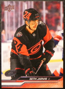 2023-24 23/24 Upper Deck Series 1 #31 Seth Jarvis Carolina Hurricanes