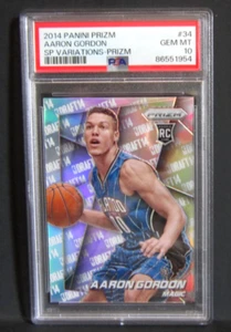 Aaron Gordon 2014-15 Panini Prizm SP Variations-Prizm ROOKIE Card#34 PSA10!Magic - Picture 1 of 3