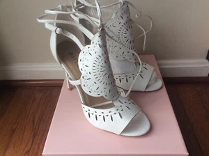 Just Fab - Dress Sandals Kitara  White  ~ 9  - Picture 1 of 4