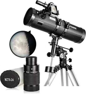 Telescope 130650EQ, Telescopes for Adults and 1.25Inch Deluxe Zoom Telescope Eye - Picture 1 of 4