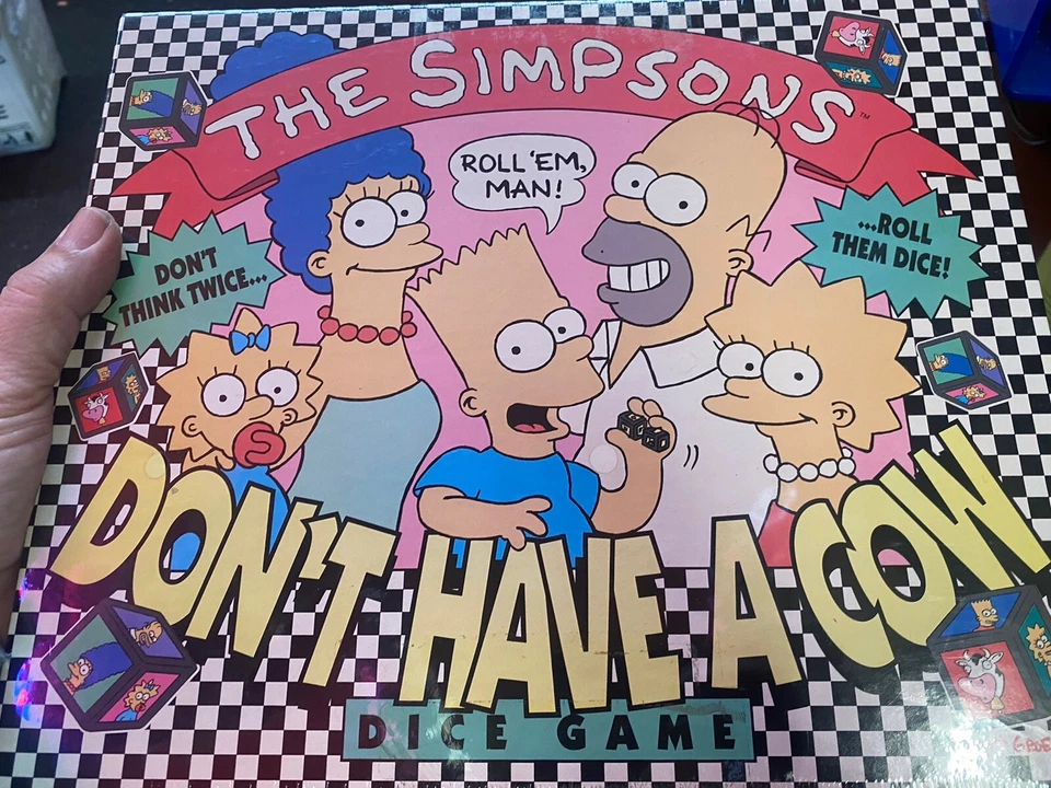 The Simpsons -30 YRS OLD! Don't Have A Cow Game. FACTORY SEALED. Game Board 1990 - Image 1 of 1
