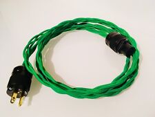 Câble d'alimentation secteur iso-braid audio Pine Tree 12AWG CEI connecteur LONGUEUR PERSONNALISÉE USA