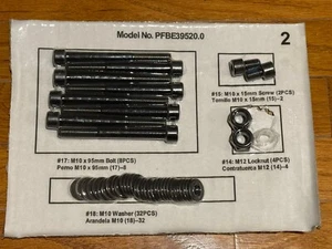 M10 & M12 Hardware Kit Preform Carbon Strength Foldable Wall Rack PFBE39520.0 - Picture 1 of 2