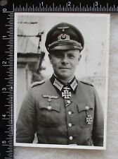 WW2 GERMAN ARMY KNIGHTS CROSS GENERAL GERHARD FRANZ SIGNED PHOTO AUTOGRAPH