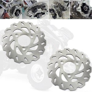 Front Brake Disc Rotors for Suzuki Quadsport Z400 LTZ400 2003-2014 KFX400 DVX400 - Picture 1 of 14