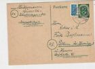 Germany 1954 Gutersloh Cancel Obligatory Tax Aid for Berlin Stamps Card Ref26041