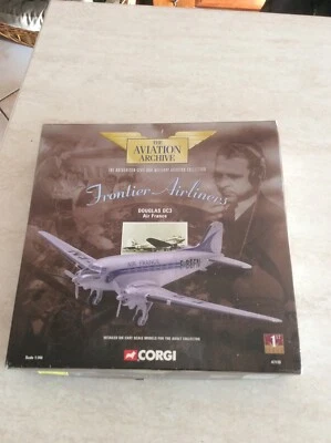 Aereo Corgi Jetliners Douglas DC 3 Air France 1998 Limited Edition scala 1:144 - Immagine 1 di 3