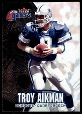 2000 Fleer Gamers Troy Aikman Football Cards #61