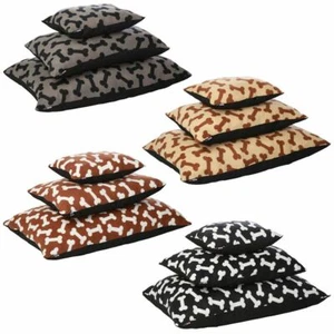 Boneo Dog Bed Cushion Soft Washable Fleece Fur Warm Pet Pillow Basket Insert - Picture 1 of 5