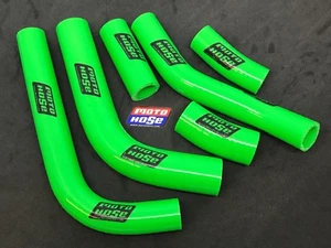 KAWASAKI KX450 2019 - 2023 MOTO HOSE SILICONE RADIATOR HOSE GREEN 23-318G - Picture 1 of 1