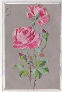 CPA Gaufree Recorte Rosas ca1905 - Imagen 1 de 2