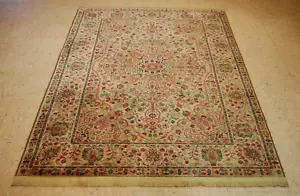 AUTHENTIC AMERICAN KARASTAN TABRZ MEDALLION PATTERN # 900/909 RUG SIZE 4'3"x 6' - Picture 1 of 19