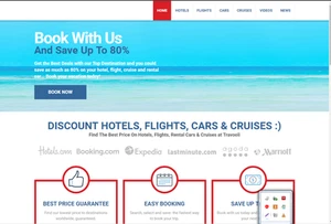 Sitio web superior llave en mano de reserva de viajes instalación gratuita + alojamiento gratuito de cPanel - Imagen 1 de 3