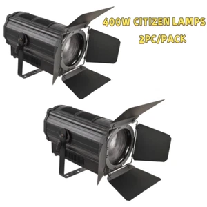 2pack LED 400W Fresnel Spot DMX Zoom Stage Light CW+WW 2in1 for Church Theatre - Picture 1 of 5