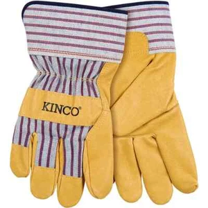 Kinco Style #1917 Men's Large Pigskin Leather Palm Multi-Purpose Work Gloves-NWT - Picture 1 of 4