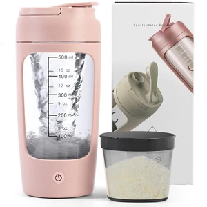 650ML Elektrischer Shaker Protein BPA Frei Blender Mixer Akku Wasserflasche USB - Bild 1 von 19
