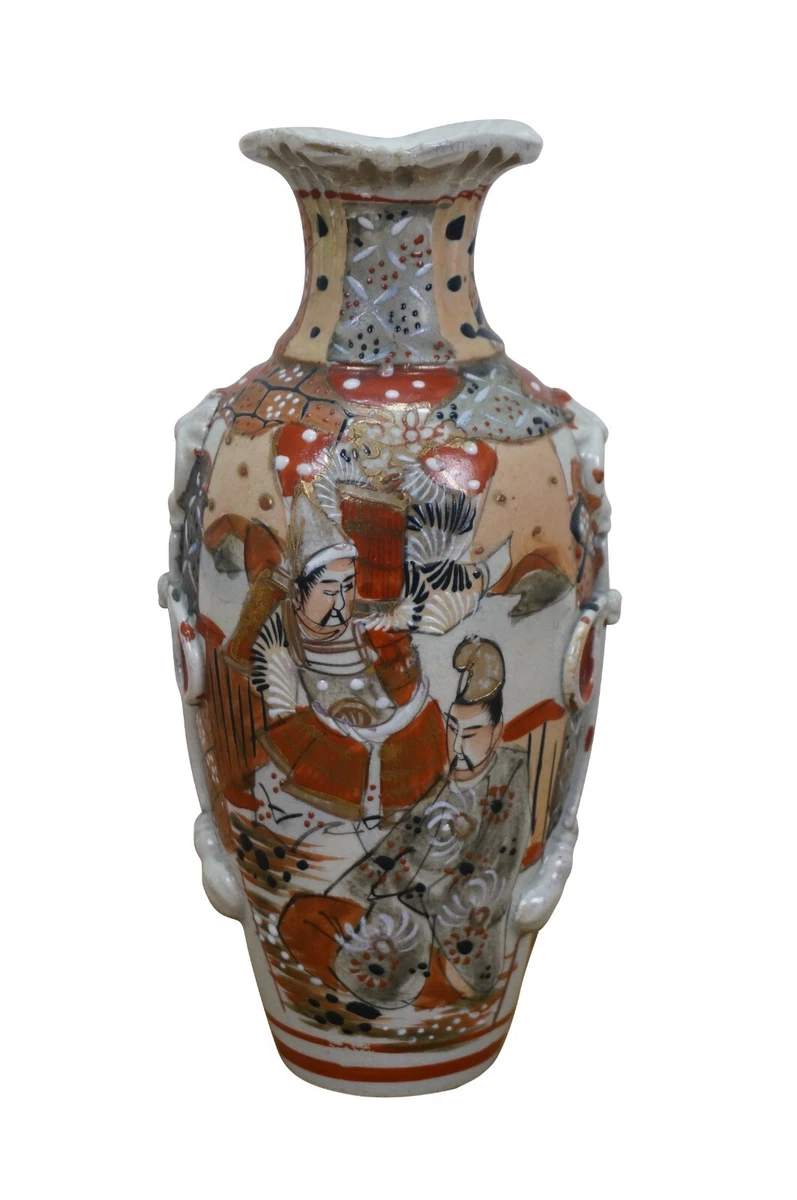 艺妓花瓶日本古董花瓶| eBay