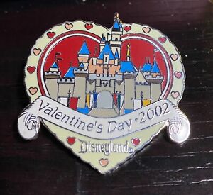 Disneyland Valentine's Day - 2002 (Sleeping Beauty's Castle In Heart) Pin#9819
