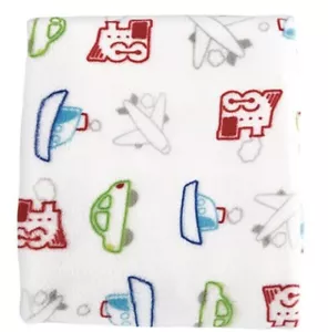 Stephen Baby Boys Trains Boats Cars Super Soft Receiving Blanket Gift Box - Picture 1 of 2
