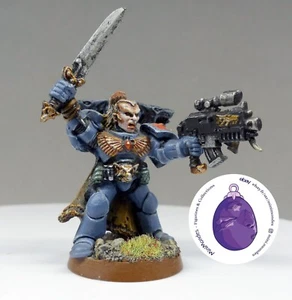 Warhammer 40k, wolves, marine, classic metal, grey hunter chasseur gris sergeant - Picture 1 of 3