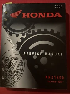 Manual de reparación de taller de servicio de fábrica Honda 2004 NRX1800 Valkyrie Rune 61MEC00 FABRICANTE DE EQUIPOS ORIGINALES - Imagen 1 de 8