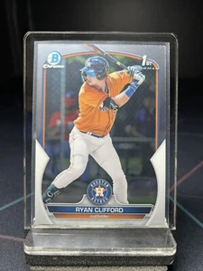 Ryan Clifford Bowman Chrome Prospects 2023 primer #BCP-10 Astros - Imagen 1 de 2