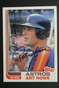 Art Howe Houston Astros Autographed 1982 Topps #453 Signed Card - Picture 1 of 3