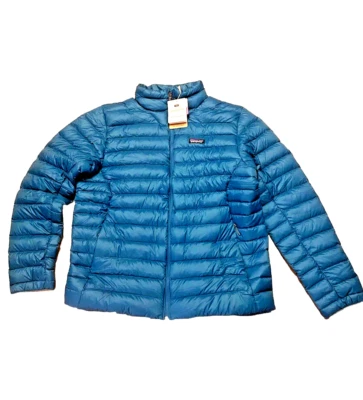 Jaqueta suéter masculina Patagonia Style# 84675 azul ondulado tamanho GG nova com etiquetas $279 - Imagem 1 de 4