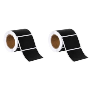 2 Pieces Chalkboard Label Stickers Labels Storage Bins Thank You - Picture 1 of 12