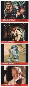 1995 Topps Star Wars Part Set of Four Vintage Trading Cards - Foto 1 di 2