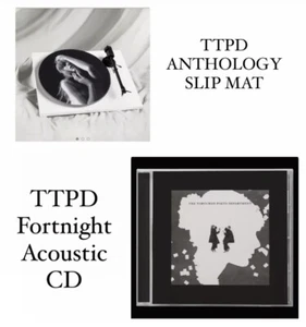 ⭐️ Taylor Swift TTPD Slip Mat II Black dog ANTHOLOGY + FORTNIGHT ACOUSTIC CD - Foto 1 di 6
