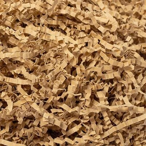 1 LB Crinkle Cut Paper Shred Filler Brown Shredded 1 LB, - Picture 1 of 5
