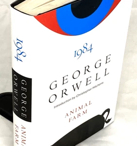 Preowned   1984, AND ANIMAL FARM, ORWELL, HARDBOUND WITH SLIP, 185 PAGES, VERY G - Picture 1 of 9