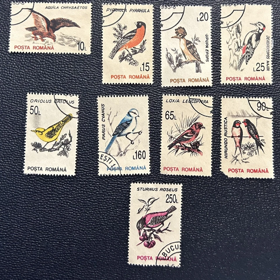 Rumanía: 1993, Juego corto de 9, usado. SC#3812-3821. Lote # 09-10317 Foto 1 de 1