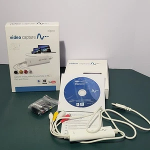 Elgato Video Capture USB Device Mac PC IPAD iPhone Analog VHS Transfer VCR New - Afbeelding 1 van 12
