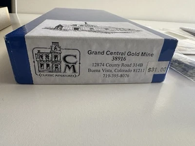 HO/HOn3 Classic Miniatures Grand Central Gold Mine Kit NIB! HO6753 - Image 1 of 2