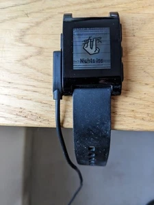 Pebble 301 301bl Smartwatch Schwarz Classic - Zdjęcie 1 z 2