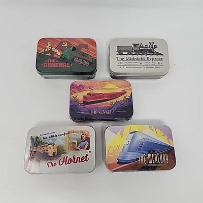 Juego de 5 juegos de mesa de lujo de tren compatibles con boleto para montar - ¡Nuevo! Foto 1 de 3