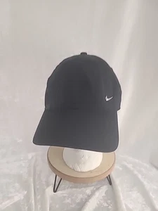 🔶️NIKE HERITAGE 86 CAP METAL NIKE AIR LOGO UNISEX HAT RETRO BLACK OSFM - Picture 1 of 10