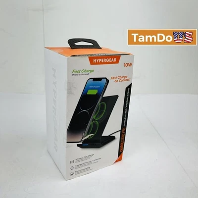HyperGear ChargeStand Pro 10W Wireless Fast Charging Stand for iPhone & Android - Image 1 of 4