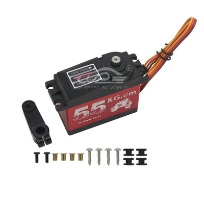 TSRC 55 Kg Wasserdichtes Bürstenloses Digitales Servo Für 1/5 RC BAJA 5B LOSI  - Bild 1 von 4