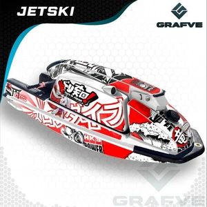 Kawasaki Jet ski 550 Sx 440 Js kit decals graphics Stickers Wrap 550sx Japan Art - Picture 1 of 2