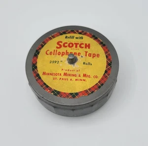 Carrete dispensador de cinta escocesa vintage para cinta de celofán Minnesota Mining - Imagen 1 de 5