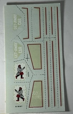 Decals For 1924 Buick Touring Car 1/32 Scale Aurora Get Away Car Model Kit #556 - Image 1 of 4