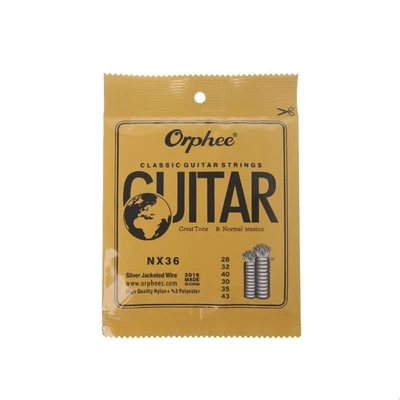 Classical Guitar Strings Nylon & Silver Plated Wire Hard Normal Tension NX-35/36 - Image 1 of 4