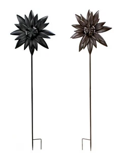 Metall Garten-Stecker Blume 120cm Bodenstecker Blumenstab Rankhilfe Pflanze Beet - Bild 1 von 11