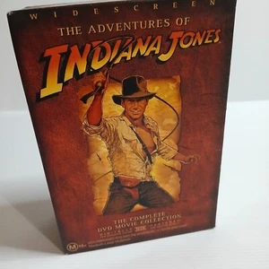 The Adventures of Indiana Jones The Complete Movie Collection Box Set DVD Pal 4 - Picture 1 of 5
