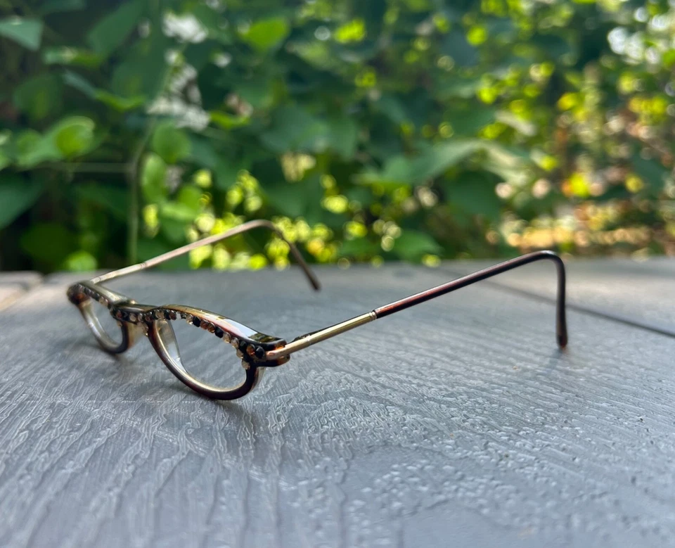 Gafas de lectura JC Jimmy Crystal New York GL 314 +1,00 Swarovski marrón Foto 1 de 4