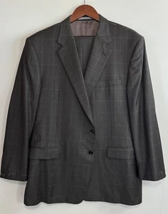 #367 Traje de dos botones Hickey Freeman Madison con panel de ventana talla 50 R - Imagen 1 de 8