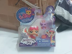 NEW RETIRED Littlest Pet Shop Shimmering Sky 2712 Rain Prism Fairy 2713 Bat NIB - Picture 1 of 6
